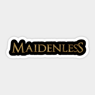 Maidenless(ringless) Sticker